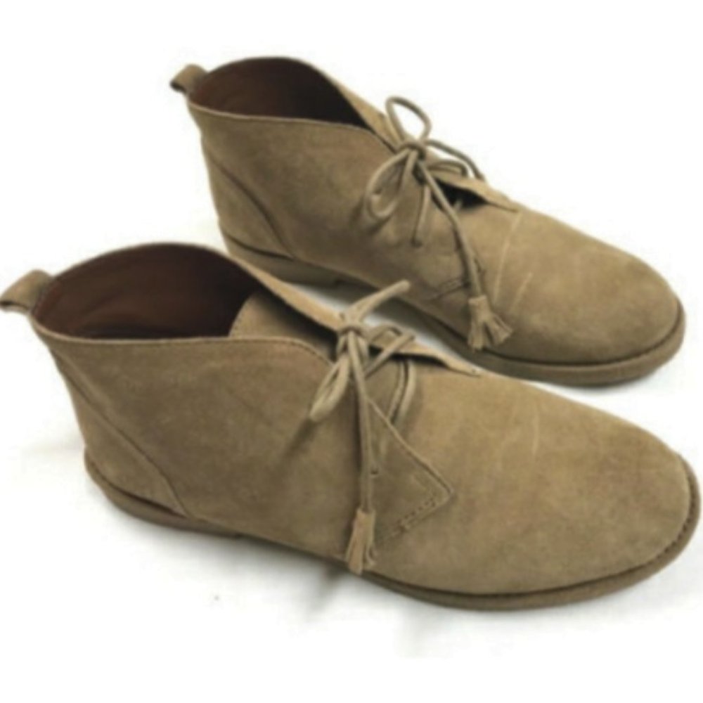 Lucky Brand eberline chukka suede ankle boots